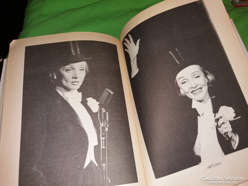 1985. Marlene Dietrich :Tiétek az életem... életrajzi könyv a képek szerint ZENEMŰ