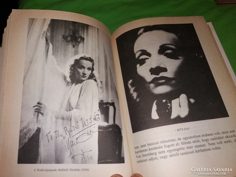 1985. Marlene Dietrich :Tiétek az életem... életrajzi könyv a képek szerint ZENEMŰ