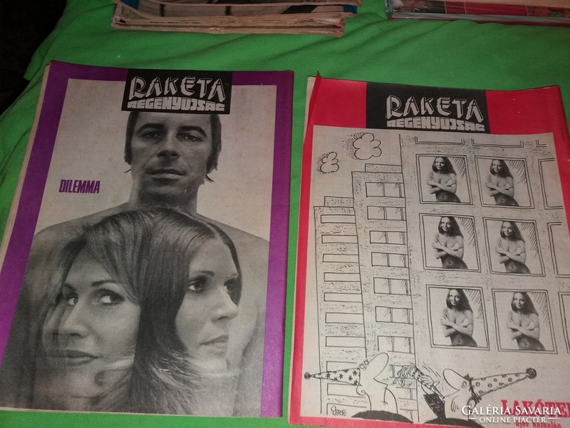 1977. 45 - 52 szám RAKÉTA REGÉNYÚJSÁG magazin 8 darab egyben a képek szerint