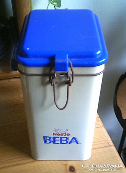 Régi Nestlé BEBA tápszeres fémdoboz