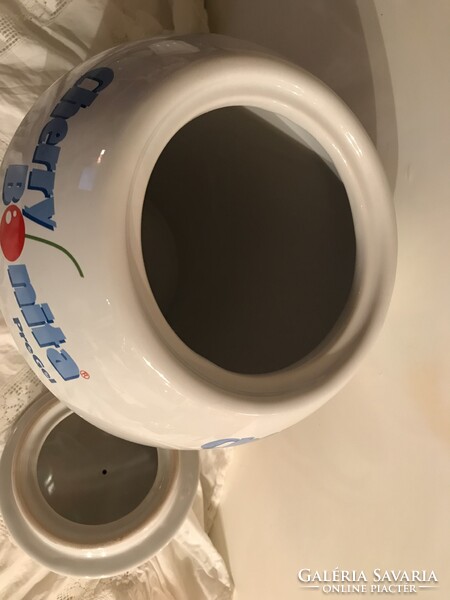 RUMTOPF - 5 liter - 32 x 21 cm - OLASZ - NEM KOPOTT - HIBÁTLAN