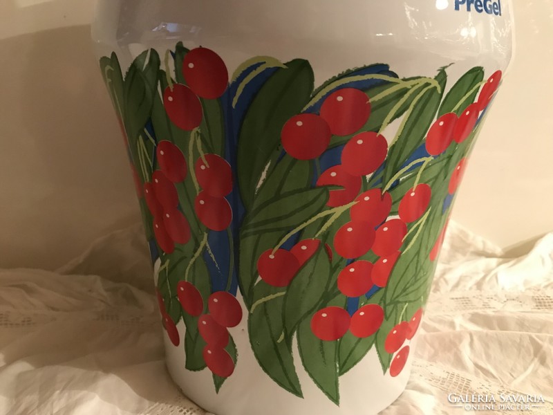 RUMTOPF - 5 liter - 32 x 21 cm - OLASZ - NEM KOPOTT - HIBÁTLAN
