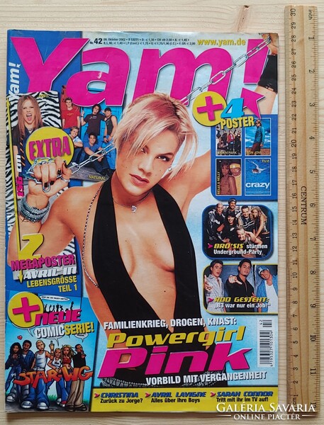 Yam 2002/42 Pink Avril Lavigne Bon Jovi Linkin Park Nelly Aguilera Natural Bro'Sis Liberty X