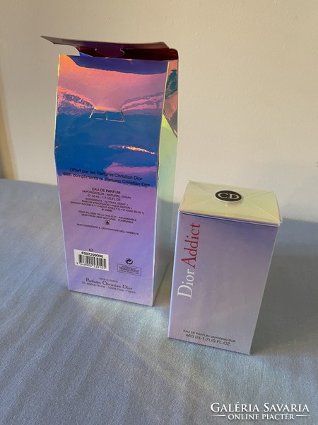 Christian Dior Addict Eau de Parfum natural spray 50 ml ritka 2002-es kiadás