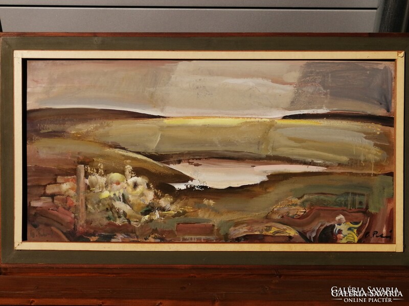 Cs. Pataj Mihály (Békéscsaba, 1921 - Szeged, 2008) Régészet festmény