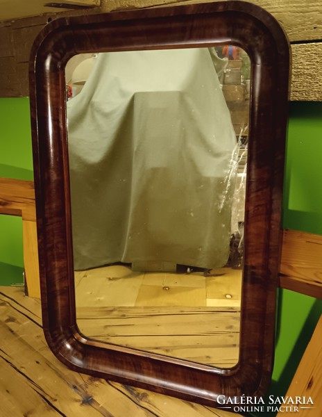 Bieder biedermeier dió tükör keret
