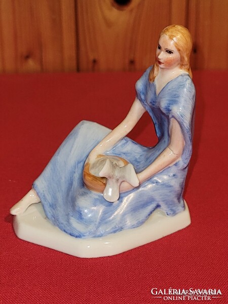 Ritka antik kőbányai porcelán /drasche/ hamupipőke