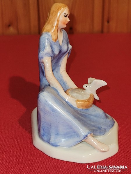 Ritka antik kőbányai porcelán /drasche/ hamupipőke