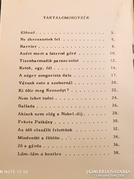 Dalok a Pol-Beat fesztivál műsorából 1970.
