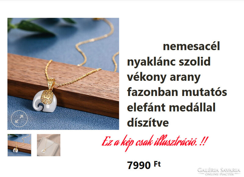 ZÖLD JÁDE ELEFÁNT A SZERENCSE SZIMBÓLUMA MEDÁLOS NYAKÁNC.A LÁNC ORVOSI ACÉL AMI UVÉ ÁLLÓ BEVONATOS.