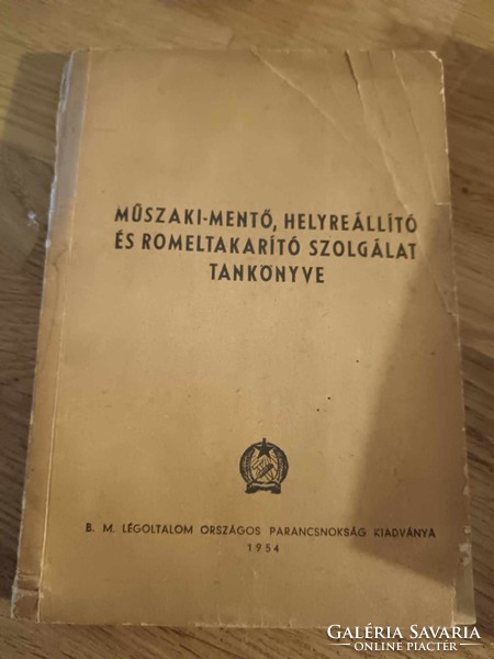 Légoltalmi könyvek az 1950-es évekből, 3 darab egyben, illusztrált kötetek, puha kötésben