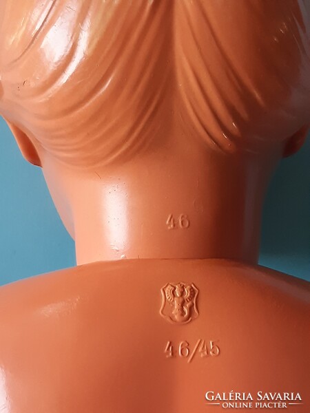 RÉGI ANTIK KAUCSUK  CELLBA-BABA. KB. 44 CM