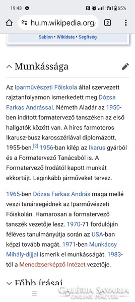 Németh Aladár ipari formatervező portfólió 1960-as évek
