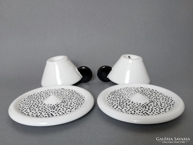 Massimo Materassi posztmodern kávéskészlet 2 személyre, 1985 MAS italy