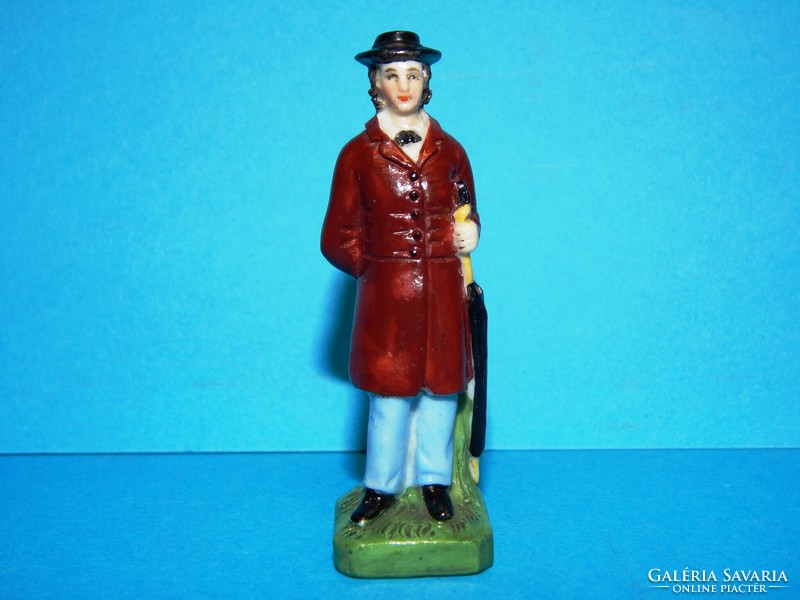 Scheibe-Alsbach Porcelán Manufaktura mini  szobor a 19.szd. első feléből, kiváló állapotban