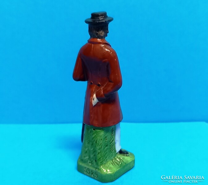 Scheibe-Alsbach Porcelán Manufaktura mini  szobor a 19.szd. első feléből, kiváló állapotban