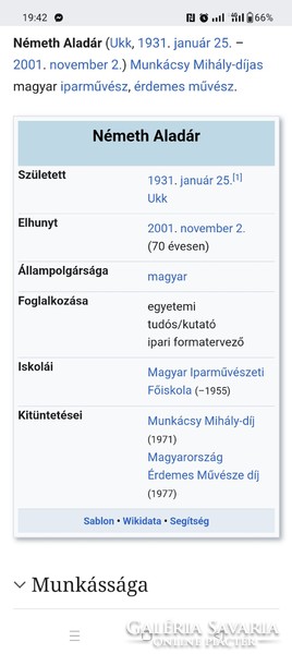 Németh Aladár ipari formatervező portfólió 1960-as évek