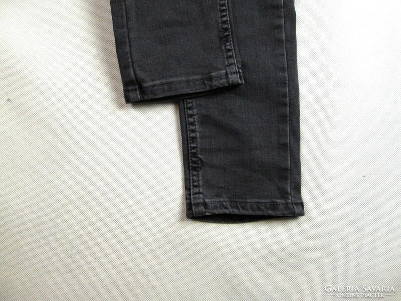 EREDETI LEVIS 710 SUPER SKINNY (W26 / L30) NŐI SÖTÉTSZÜRKE SZTRECCSES FARMER