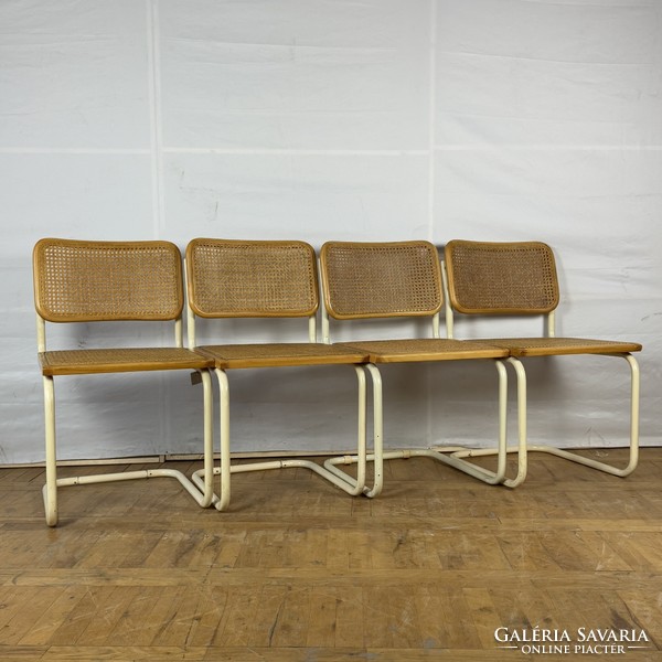 4db Marcel Breuer "Cesca" Bauhaus fehér szék