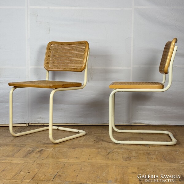 4db Marcel Breuer "Cesca" Bauhaus fehér szék