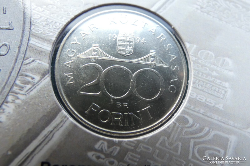 2024 30 éves az ezüst Deák 200 forintos bliszter!