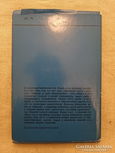 Walter Lord: A Titanic pusztulása