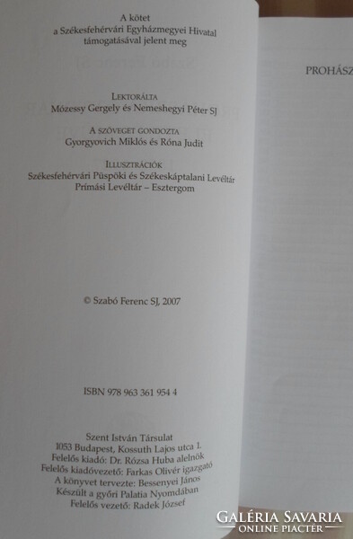 Szabó Ferenc: Prohászka Ottokár élete és műve (1858–1927) (Szent István Társulat, 2010)