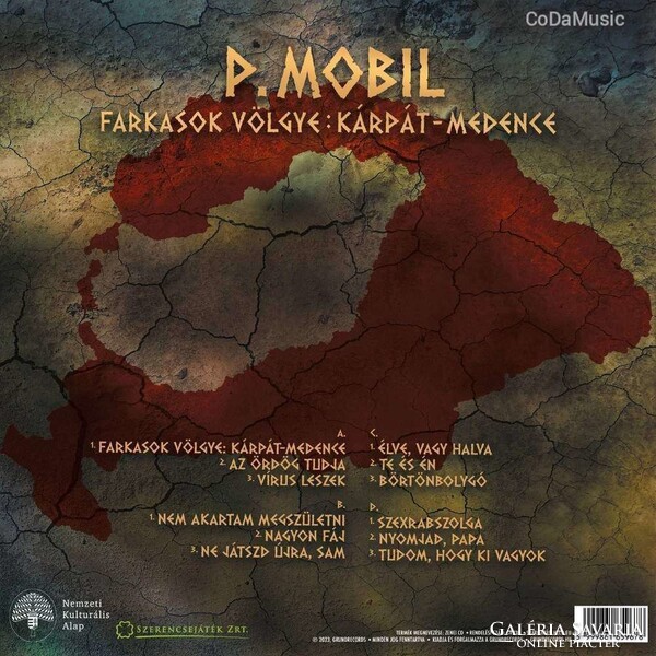 P. Mobil - Farkasok völgye : Kárpát-medence (2LP) (ÚJ)