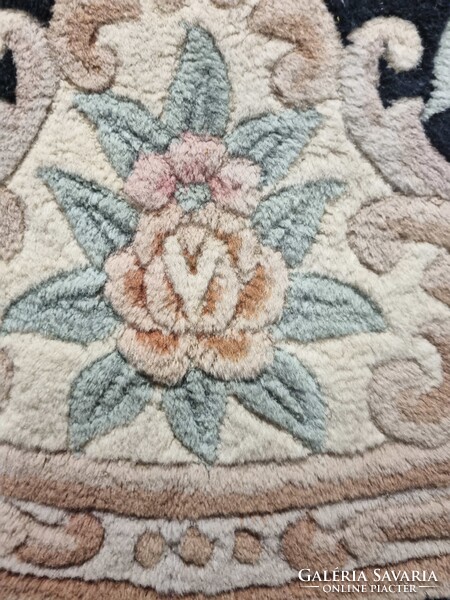 OVÁLIS KÍNAI AUBUSSON szőnyeg, 270-180 cm