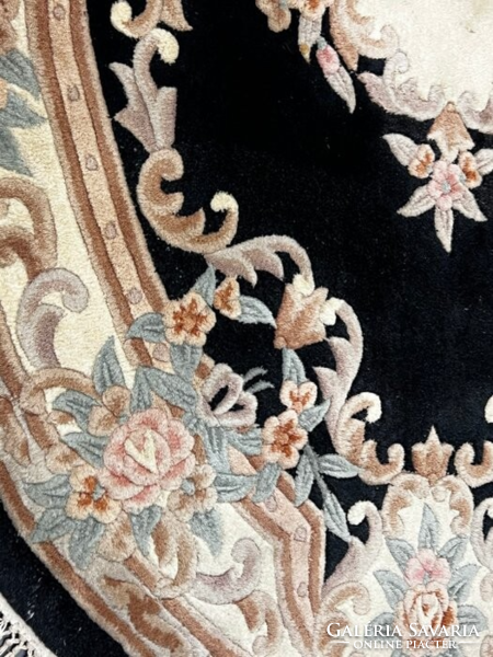 OVÁLIS KÍNAI AUBUSSON szőnyeg, 270-180 cm