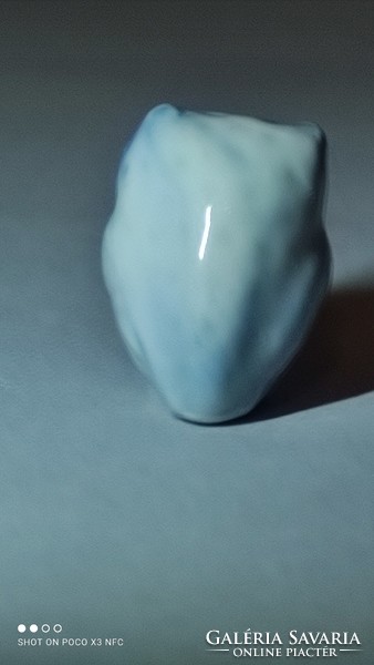 Aquincum aquazur mini miniatűr bagoly porcelán Ősz Szabó Antónia terv