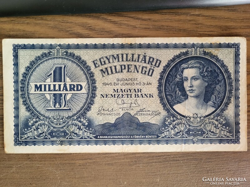Egymilliárd pengő 1946