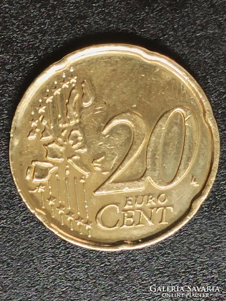 20 EURO CENT 2002 OLASZ * VF *