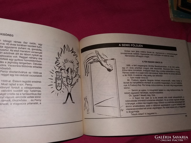 1985. Peterdi Pál - Szepes György : Sztár parádé  KARIKATÚRÁK könyv a képek szerint SPORTPROPAGANDA