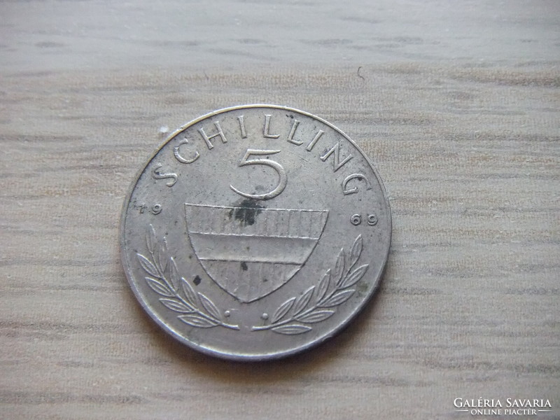5   Schilling     1969     Ausztria