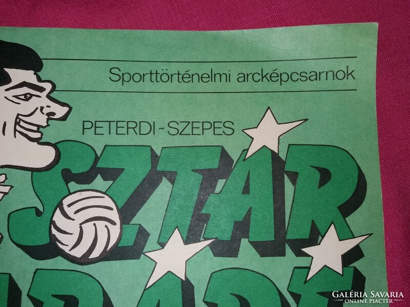 1985. Peterdi Pál - Szepes György : Sztár parádé  KARIKATÚRÁK könyv a képek szerint SPORTPROPAGANDA