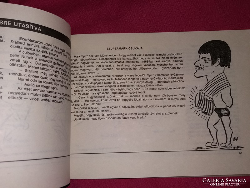 1985. Peterdi Pál - Szepes György : Sztár parádé  KARIKATÚRÁK könyv a képek szerint SPORTPROPAGANDA