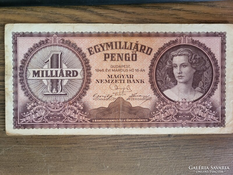 Egymilliárd pengő 1946