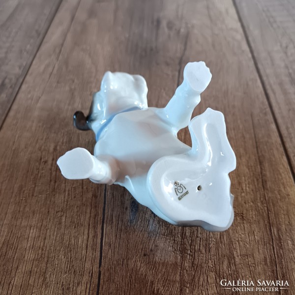 Metzler Ortloff porcelán bulldog