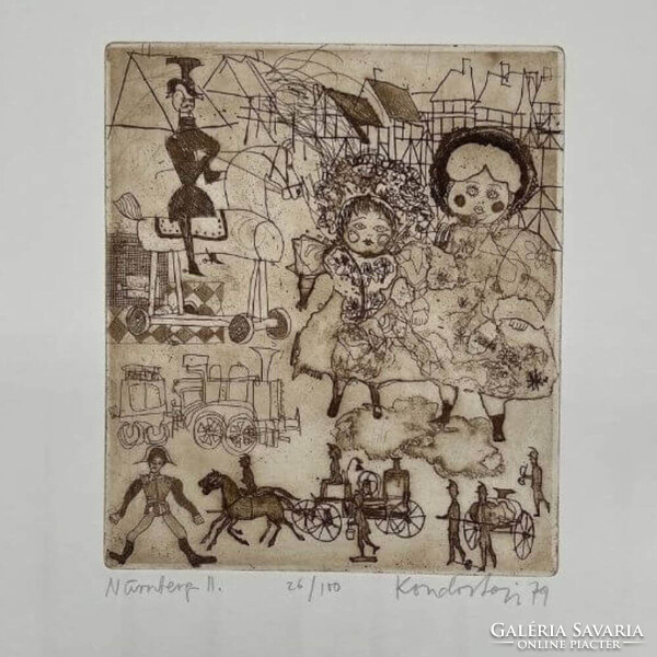 Kondor Lajos: Nünberg II. (1979) F549