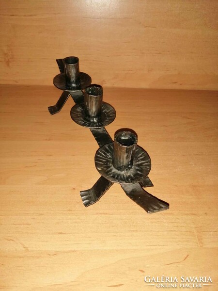 Retro fém gyertyatartó (KV)