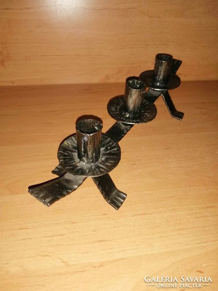 Retro fém gyertyatartó (KV)