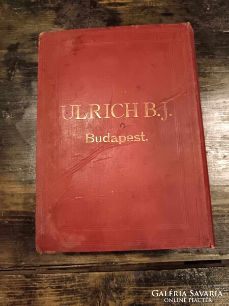 ULRICH B.J. Árjegyzék, 1914-ből, nagyon igényes könyv (árjegyzék)az akkori vasárukból