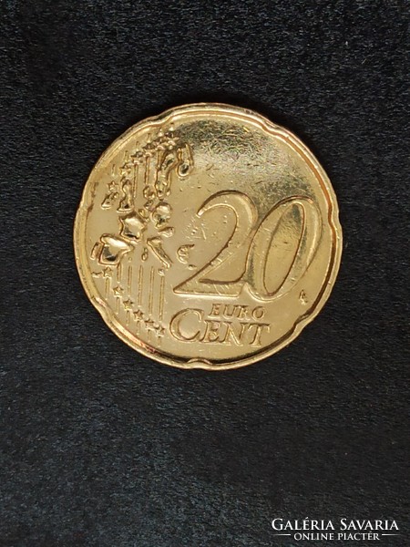 20 EURO CENT 2002 BELGIUM VF