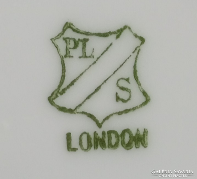 Szecessziós teás csésze ,tálkával Pfeffer & Lőwenstein Schlackenwerth 1910/20