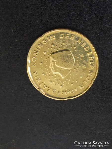 20 EURO CENT 2002 HOLLANDIA VF