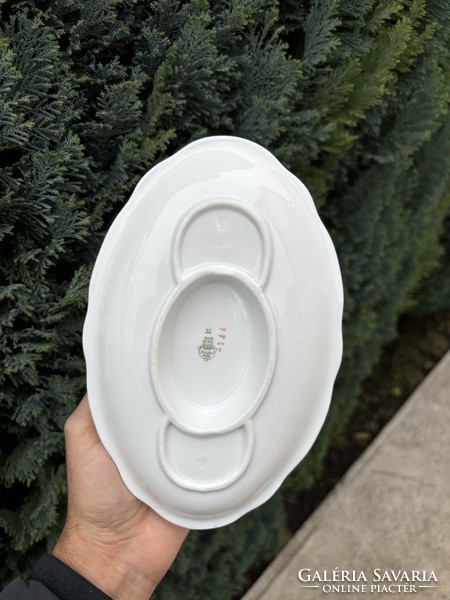 Zsolnay Porcelán asztali tejszínes tejszínkiöntő rózsás  paraszti gyűjtői nosztalgia darab