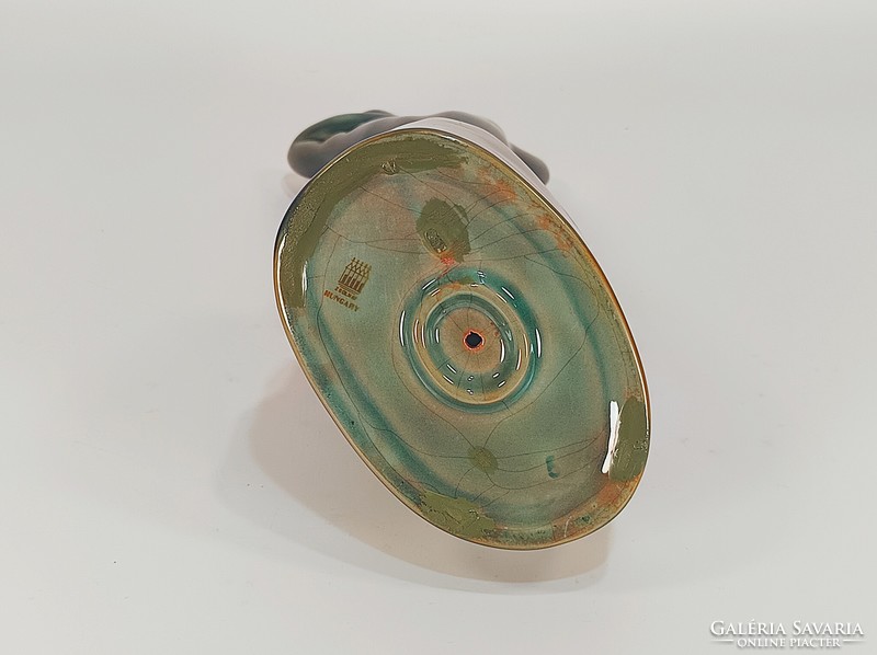 ZSOLNAY, EOSIN MÁZAS PORCELÁN FIGURA, HIBÁTLAN ! (D002)