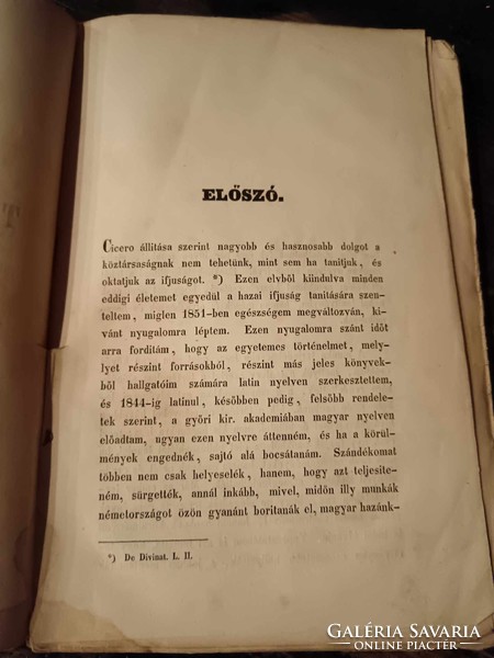 Egyetemes történelem, 1853-as füzet, írta Maár Bonifácz, Ős-Kor 1. füzet, 1. rész