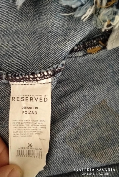 Női S farmerruha, kantáros, REserved, Alkudható